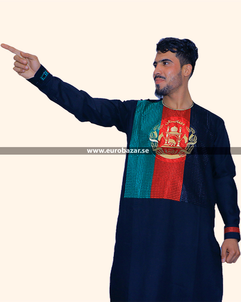 Afghanska traditionella man kläder
