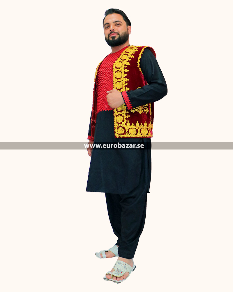 Afghanska traditionella man kläder